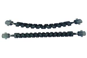 雙向螺旋橡膠托輥